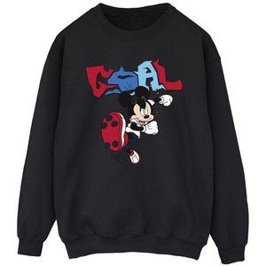 Li-cense Disney heren mickey mouse goal striker pose sweatshirt