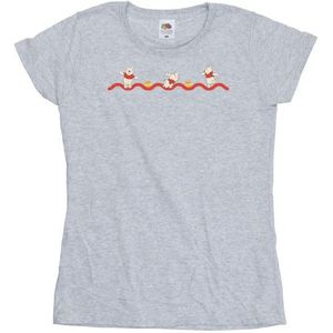 Li-cense Disney dames winnie the pooh hunny line katoenen t-shirt