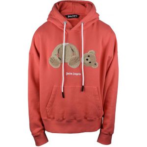 Palm Angels - Hoodie - Koraal - Sweatshirt met Capuchon