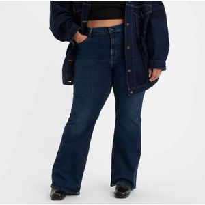 Levi's - 726 Plus High Rise Flare - Jeans - Indigo - 5-pocket Constructie