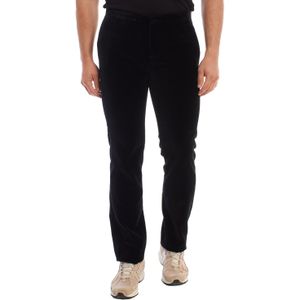 Emporio Armani - Fluwelen Herenpantalon - Zwart - 01P630