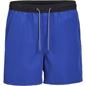 Jack & Jones Heren zwemshort jjswim black tape blauw