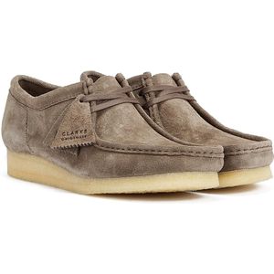 Clarks Originals - Wallabee - Suède Herenschoenen - Donkergrijs - Veterschoenen