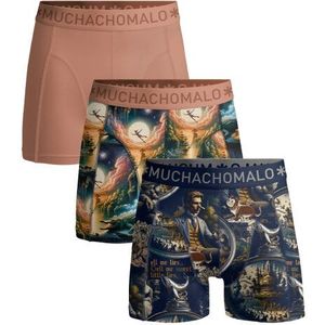 Muchachomalo - Boxershort - Normale Lengte - Onderbroeken Heren - 3 Pack - 95% Katoen