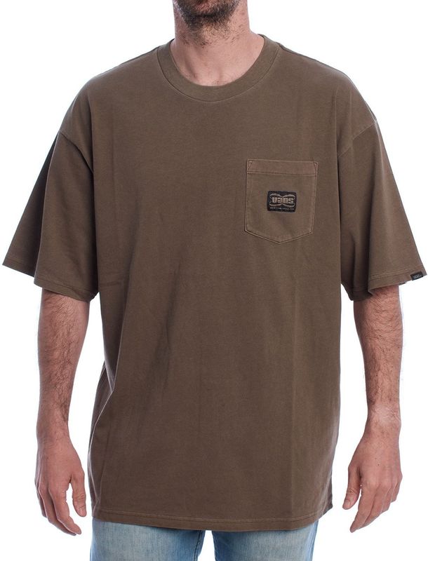 Vans - Korte Mouw T-shirt - Bruin - Heren - Katoen