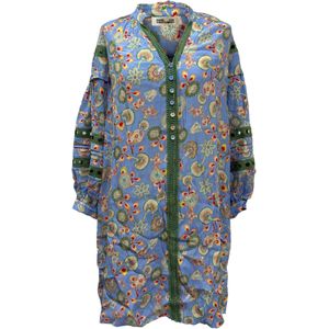 Diane von Furstenberg Jessica Haakwerk Randen Bloemenprint Mini Jurk In Multicolor Viscose