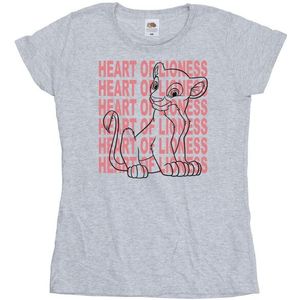 Li-cense Disney dames the lion king heart of a lioness katoenen t-shirt