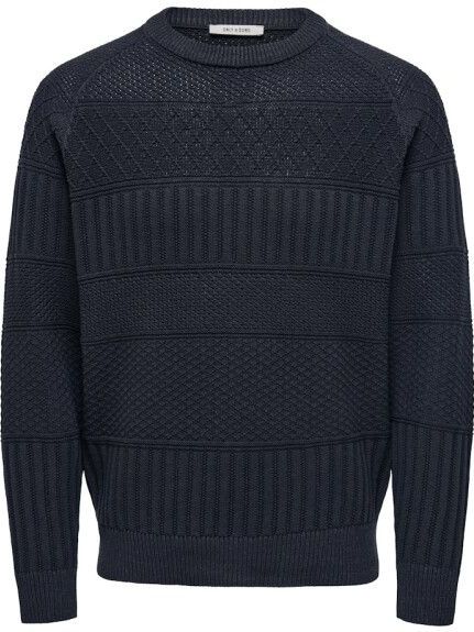 Only & Sons - Onsalkan - Trui - Navy