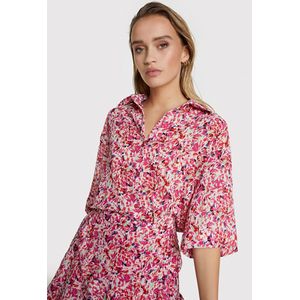 Alix The Label 2306957238 woven small flower short sleeve blouse