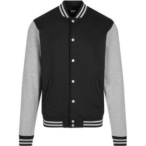 Urban Classics Heren college tweekleurig sweatjack