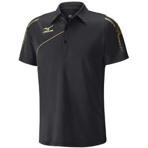 Mizuno - DryLite - Poloshirt - Zwart - Heren