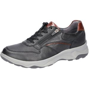 Waldläufer - 718007 - Veterschoenen - Zwart Cognac