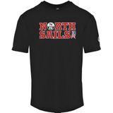 North Sails - T-shirt - Korte Mouwen - Ronde Hals - 100% Katoen - Merkprint