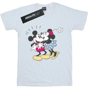 Li-cense Disney heren mickey en minnie mouse kus t-shirt
