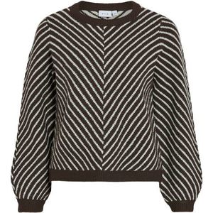Vila Vikhaia o-neck l/s stripe knit top/