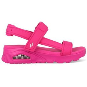 Skechers - Uno Fun Stand - Sandalen - Roze - Synthetisch - Klittenband