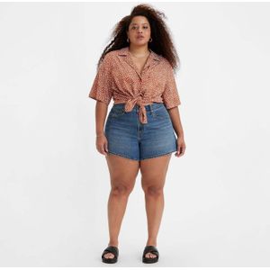 Levi's Plus 80's Mom High Waist Mom Denim Short Medium Blue Denim