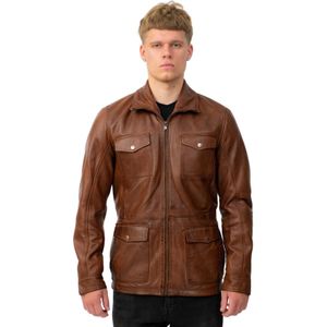 Timber - Safari-jas - Aardkleur - Leren Jassen