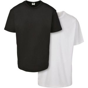 Urban Classics Heren basis organisch katoenen t-shirt (set van 2)