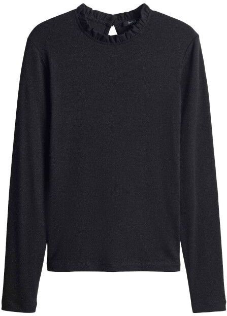 Opus - Top - Zwart - Korte Mouw - 10131711006392