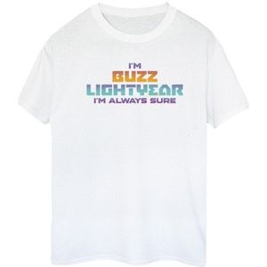 Li-cense Disney dames lightyear altijd zeker tekst katoenen vriendje t-shirt