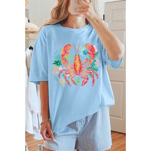 Kreeft Bloemenprint Pyjama Set