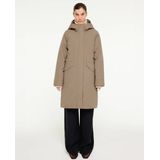 Elvine - Womens Signy - Lange Jas - Beige - Isolerend - Winddicht