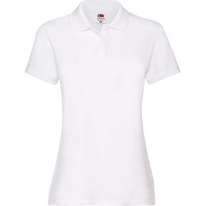 Fruit of the Loom - Dames Premium 170 Poloshirt - Kleur - Materiaal