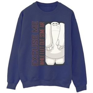 Li-cense Disney dames big hero 6 baymax excuse me some air sweatshirt