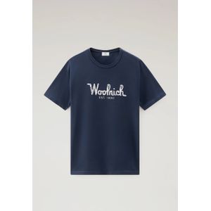 Woolrich Men embroidered logo t-shirt melton