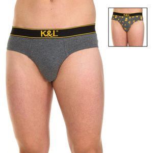 Set-2 Slips Grappige ademende stof KL2007 man