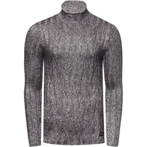 Rusty Neal - Gebreide Trui - Casual Pasvorm - Opstaande Kraag