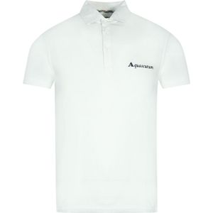 Aquascutum - Signature-logo - Poloshirt - Wit