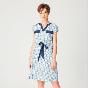 Tuniekjurk - Geometrische Print - Met Trekkoordriem