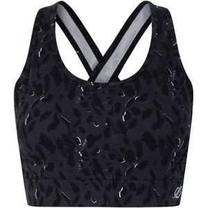 Dare2b - Swift II - Sportbeha - Dierenprint - Polyester, Anti-Bacterieel, Vochtafvoerend, Medium Impact