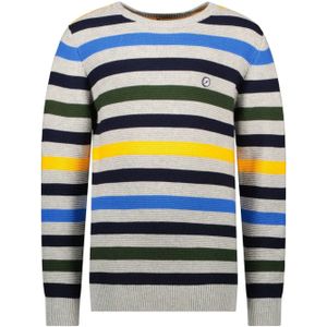 B.Nosy Jongens gebreide sweater multi color stripe melee