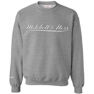 Mitchell & Ness - MN BRA SCRIPTLOGOCREW - Heren Trui - Grijs