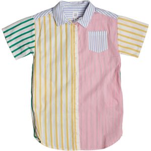 Gestreepte overhemdjurk 830661 voor meisjes