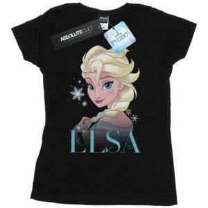 Li-cense Disney dames frozen elsa sneeuwvlok portret katoenen t-shirt