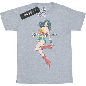 Li-cense Dc comics heren wonder woman jump t-shirt