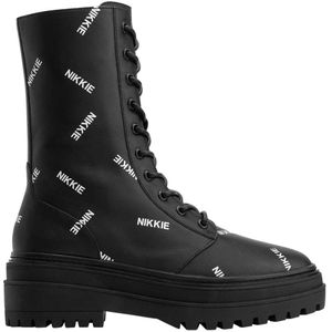 Nikkie Djuna logo boots n 9-521 2201 black