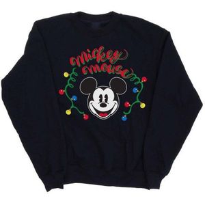 Li-cense Disney dames mickey mouse kerstverlichting sweatshirt