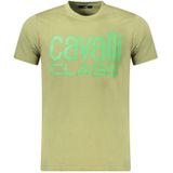 Cavalli Class - Cotton T-Shirt - Groen - Heren