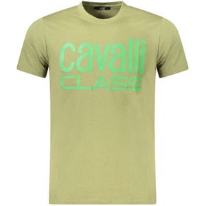 Cavalli Class - Cotton T-Shirt - Groen - Heren