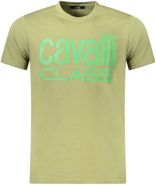 Cavalli Class - Cotton T-Shirt - Groen - Heren