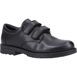 Hush Puppies - Barry - Leren Schoenen - Zwart - Voor Jongens