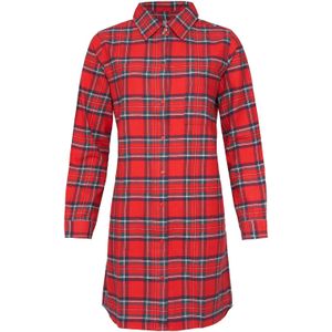 By Louise Dames pyjama nachthemd flanel geruit