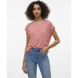 Vero Moda Vmava plain ss top stripe ga jrs n