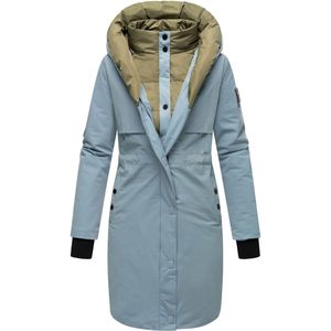 NAVAHOO - Snowelf - Wintermantel - Smoky Blue - Donkergroen - Zwart