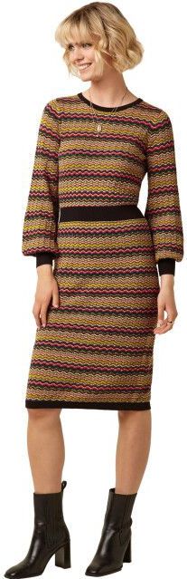 King Louie - Kokerjurk - Zwart/Multicolour